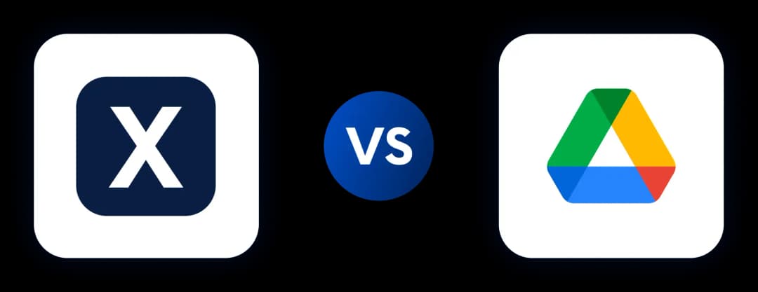 Comparison between Internxt and Drive